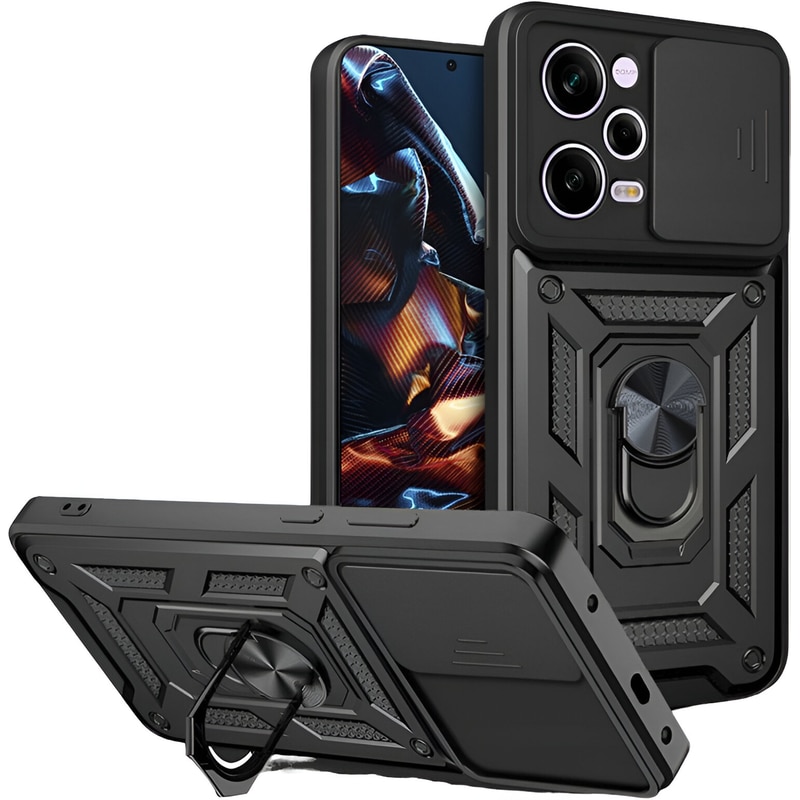 TECH-PROTECT Θήκη Xiaomi Redmi Note 12 Pro / Poco X5 Pro - Tech-Protect Camshield Pro - Μαύρο