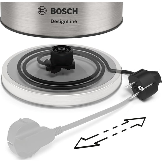 BOSCH DESIGNLINE TWK5P480 2400 W 1.7 L Inox Βραστήρας image 7