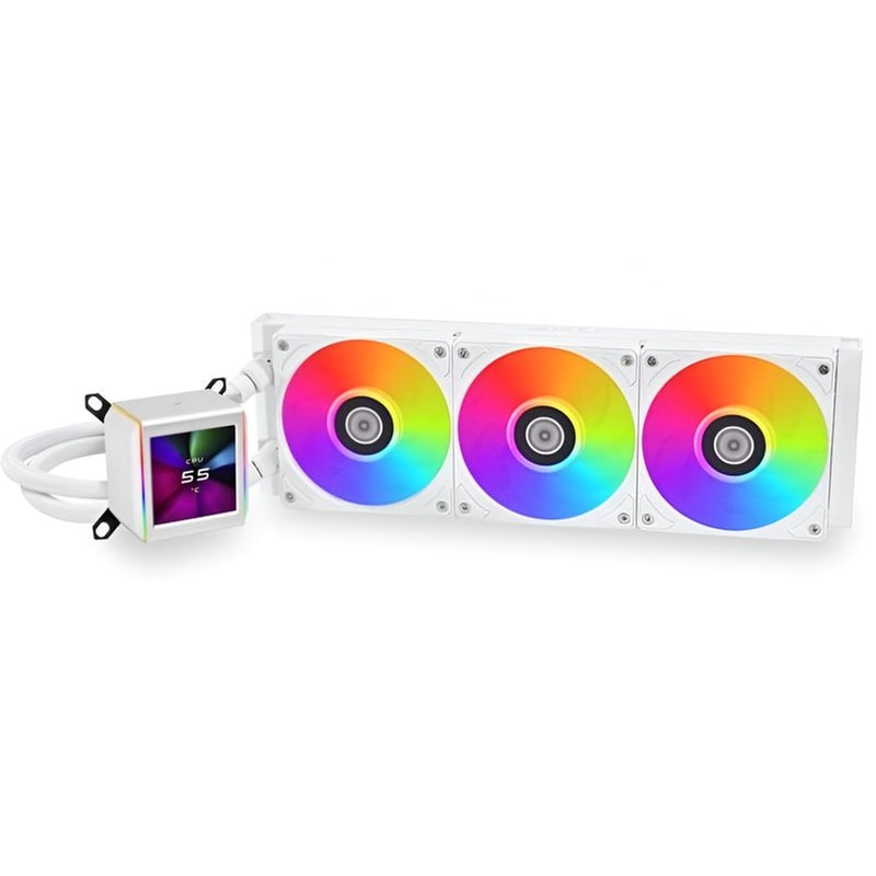 LIAN LI Υδρόψυξη επεξεργαστή Lian Li Galahad II LCD 360mm ARGB - Λευκό