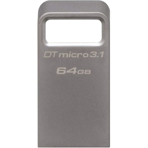 Kingston DataTraveler Micro 3.1 64GB Usb 3.1 - Ασημί image 1
