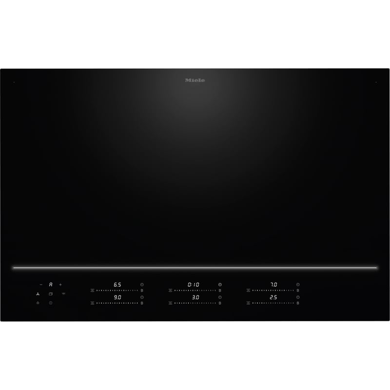 MIELE KM8885 FL 80 cm Μαύρο Εστία Επαγωγική Αυτόνομη