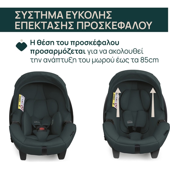 Chicco Βρεφικό/ Παιδικό Κάθισμα Αυτοκινήτου Kory Plus i-Size χωρίς Βάση για Παιδί 40-85 cm Fir Tree image 5