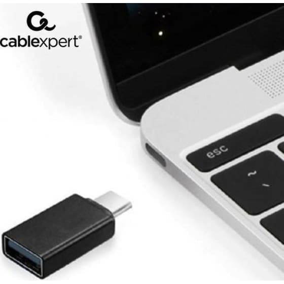 Cablexpert CC-USB2-CMAF-A μετατροπέας USB-A σε USB-C - Μαύρο image 3