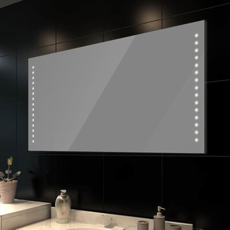 VIDAXL Καθρέφτης Μπάνιου Vidaxl με Φώτα Led 100x60 cm