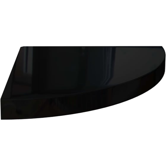 Ράφι Τοίχου VidaXL από MDF 35x35x3.8 cm - Μαύρο image 0