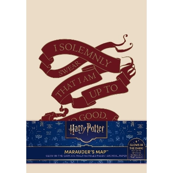 Harry Potter: Marauder's Map Glow in the Dark Journal image 0