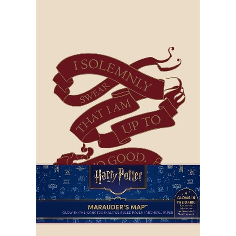 Harry Potter: Marauders Map Glow in the Dark Journal