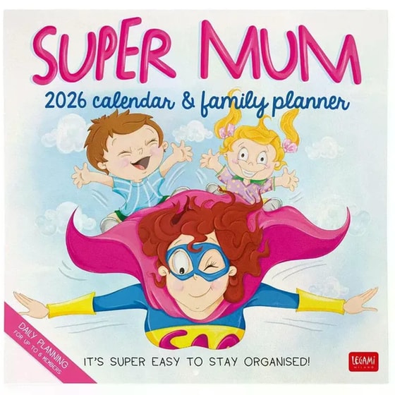 Ημερολόγιο Τοίχου Legami 2026 Super Mum 30x29cm image 0