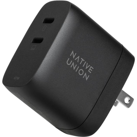 Φορτιστής Πρίζας Native Union Fast GaN Charger USB-C PD 67W - Black image 4