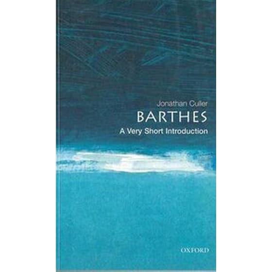 Barthes- A Very Short Introduction image 0