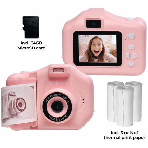 Instant Camera Denver KPC-1370P - Ροζ image 8