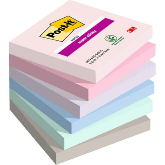 Κύβος Σημειώσεων 3M Post-it 76x76 mm (540 Φύλλων - 1 Τεμάχιο) image 0