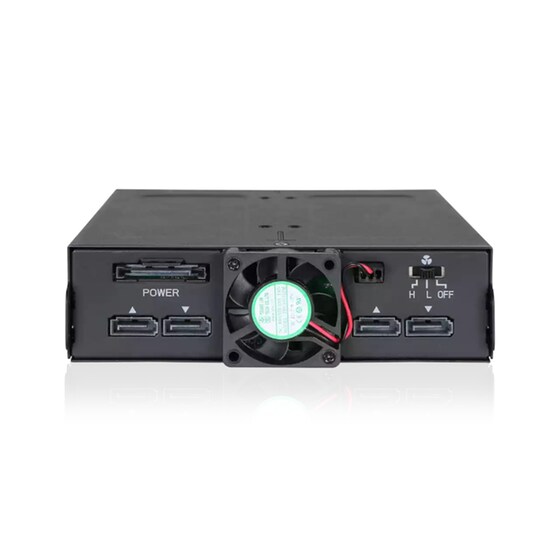 Icydock MB607SP-B Θήκη Σκληρού Δίσκου 2,5'' SATA/SAS 5,25'' Bay image 2