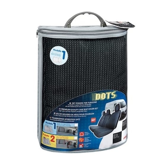 Lampa Καλυμματα Καθισματων Φορτηγου Dots-2 Set Μαυρο-γκρι image 4