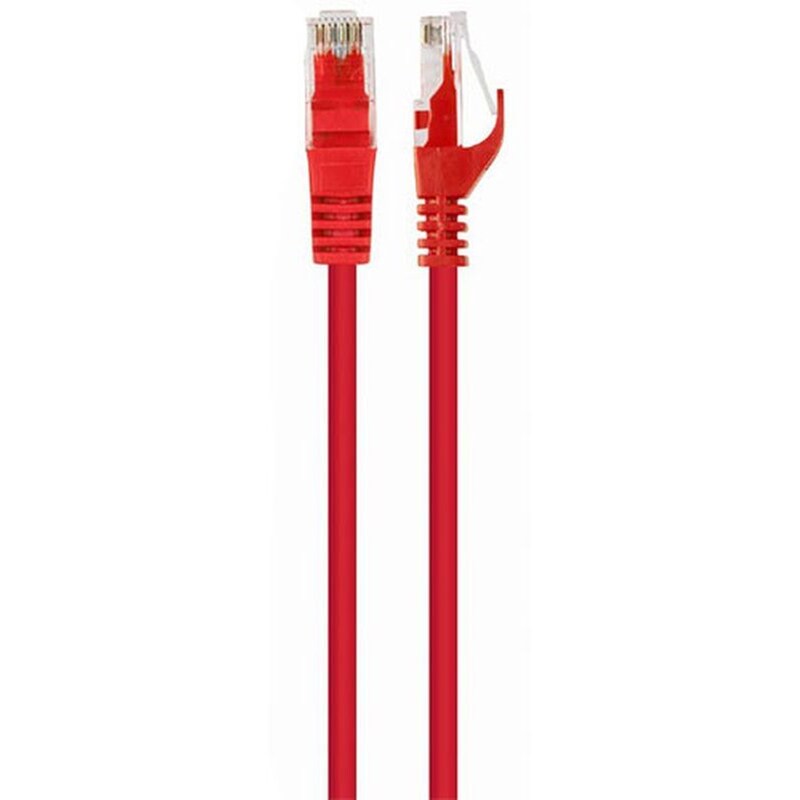 Καλώδιο δικτύου Cablexpert PP6U-0.25M/R U/UTP 0.25m - Κόκκινο