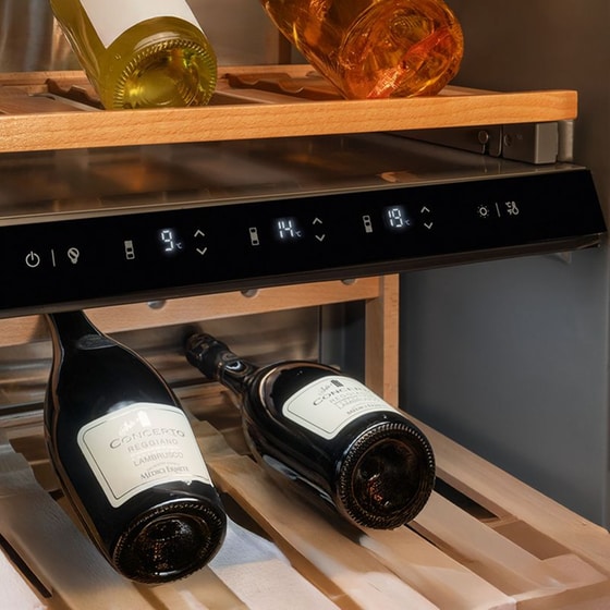 BERTAZZONI RWC177B4TPNP για 88 Μπουκάλια Μαύρο Πλήρως Εντοιχιζόμενος Συντηρητής Κρασιών image 3