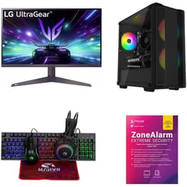 Bundle Desktop Vengeance (Ryzen 5-5500/16GB/512GB SSD/GeForce RTX 3050/ Windows11 Home) + LG Gaming Monitor 24'' 24GS50F FHD VA 180Hz 1ms + Σετ Gaming 4 in 1 CM416 + Antivirus Checkpoint