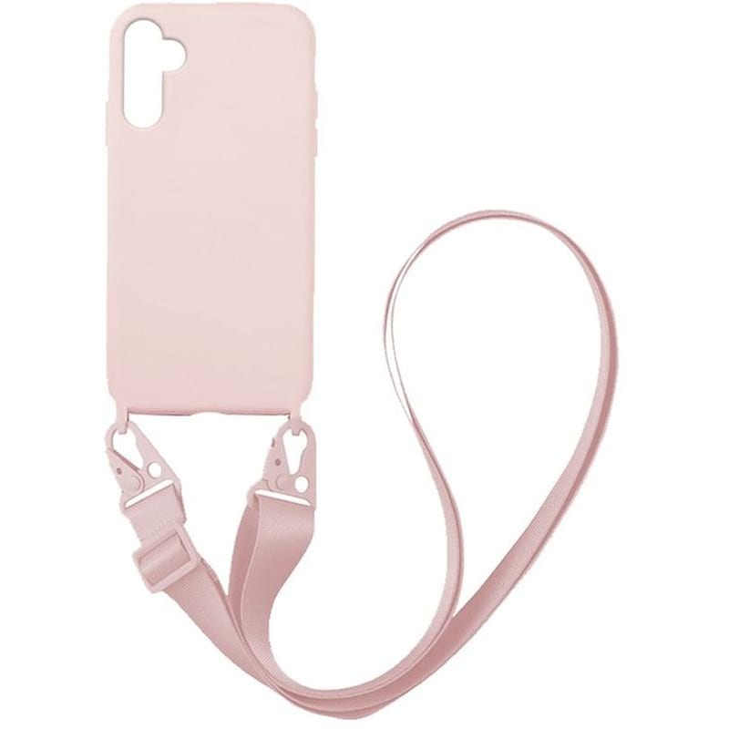 SONIQUE Θήκη Samsung Galaxy A13 5G - Sonique Carryhang Liquid Silicone Strap - Ροζ