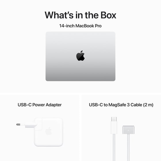 Apple MacBook Pro 14" M3 Chip QHD+ (Apple M3 8 Cores/8GB/512GB SSD/10 Core GPU/macOS) Silver image 9