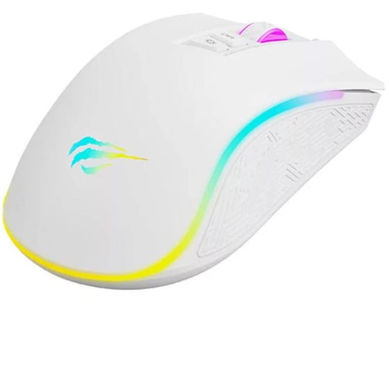 Havit MS1034 RGB Gaming Ενσύρματο Ποντίκι Λευκό image 1