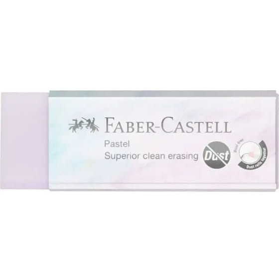 Γόμα Faber Castell Dust Free Παστέλ Μεγάλη (1 Τεμάχιο) image 0