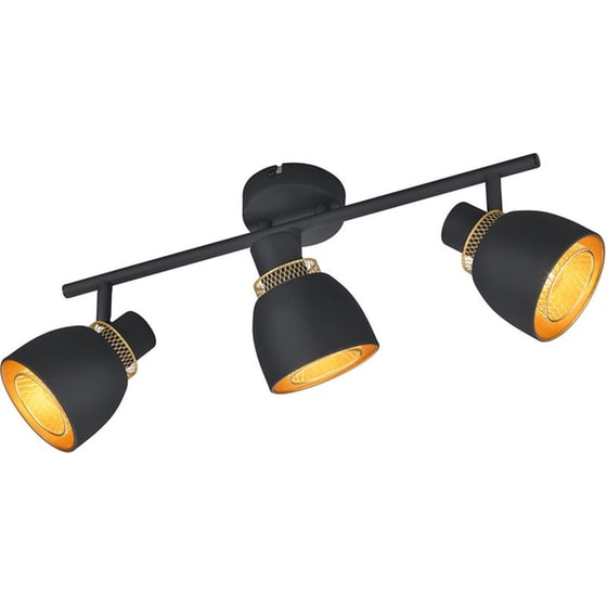 Σποτ Τρίφωτο Reality Lighting Punch Black Mat image 0