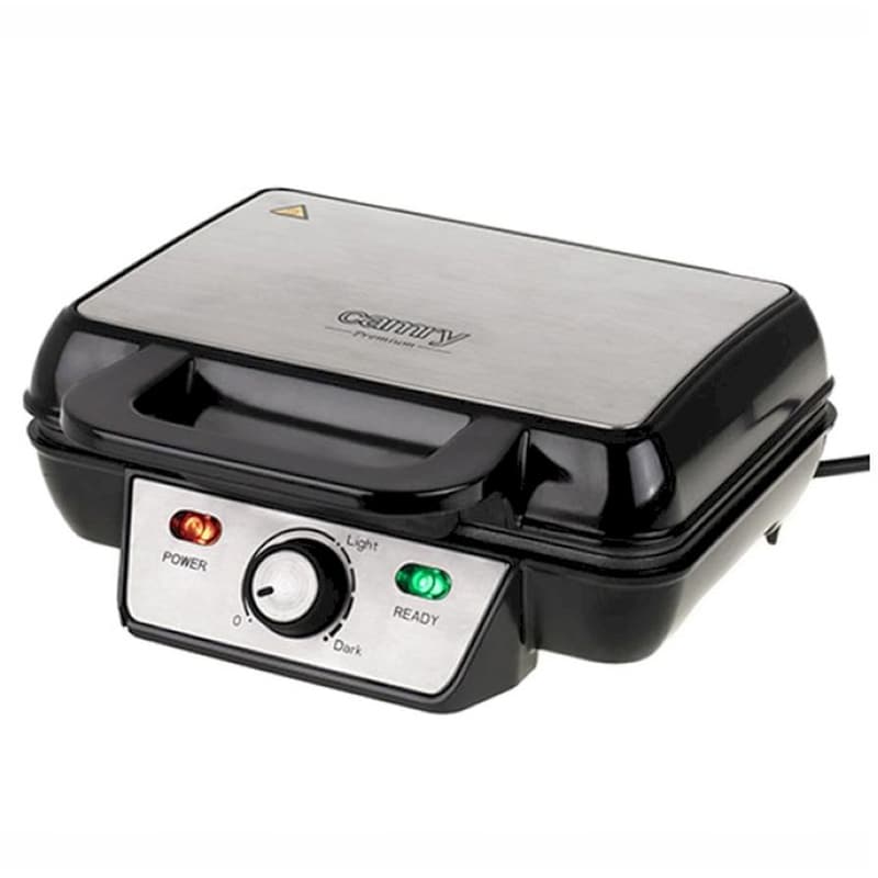 Βαφλιέρα CAMRY CR3046 2 Θέσεων με Αντικολλητικές Πλάκες 1600 W Μαύρο