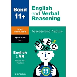 11+: Bond 11+ CEM English & Verbal Reasoning Assessment Papers 9-10 Years