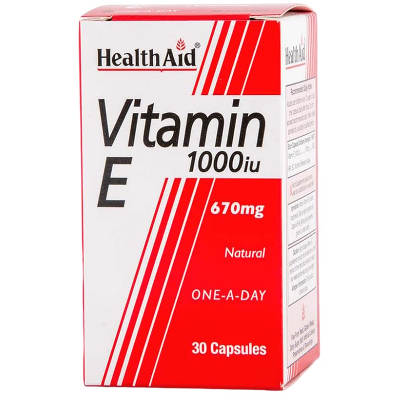 Health Aid Vitamin E 1000IU - 30 κάψουλες