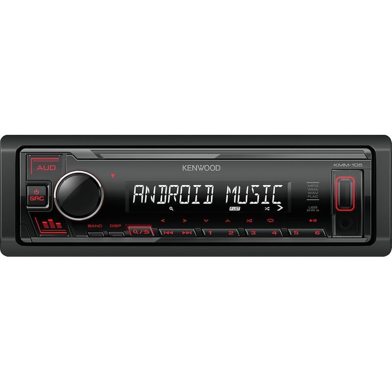 Car Tuner Kenwood KMM105RY 200W - Μαύρο