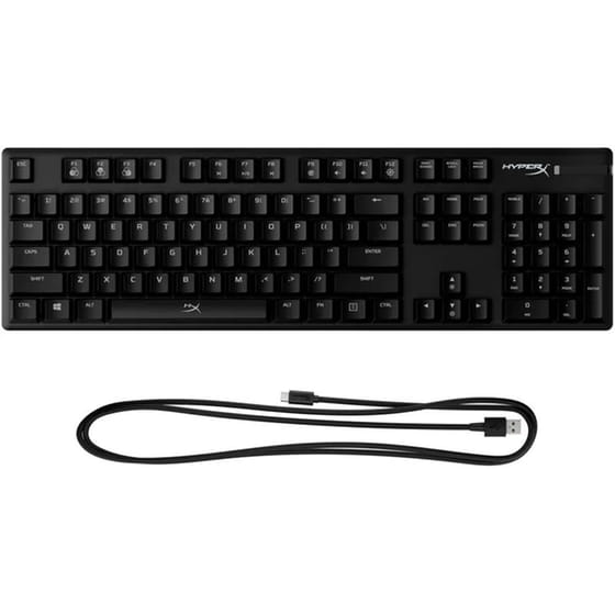 HyperX Alloy Origins PBT HX Red Gaming Μηχανικό Ενσύρματο Full Size Πληκτρολόγιο με RGB Μαύρο (US) image 3