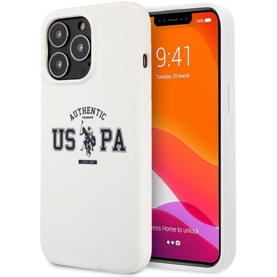 Θήκη Apple iPhone 13 Pro - U.S. Polo Authentic Back Cover  - Λευκό image 0