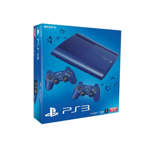 Sony PlayStation 3 Super Slim 12GB & DualShock 3 - Μπλε image 0