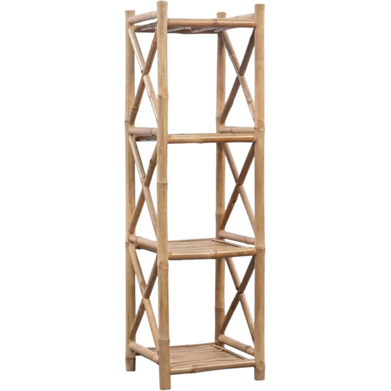 Ραφιέρα VidaXL από Μπαμπού 35x35x117 cm - Καφέ