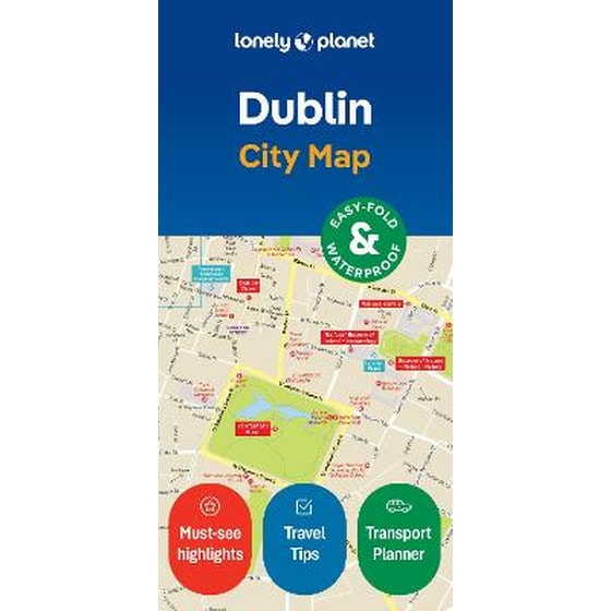 Lonely Planet Dublin City Map image 0