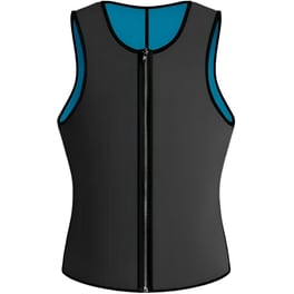 Γιλέκο Εφίδρωσης & Αδυνατίσματος Hot Shapers  με Φερμουάρ Large  - Μαύρο