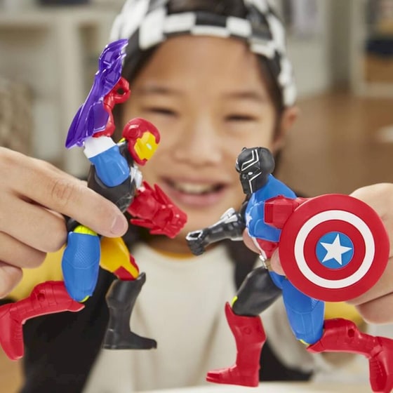 Hasbro Φιγούρα Marvel Avengers MixMashers 1 Τμχ - Τυχαία Επιλογή Σχεδίου image 4