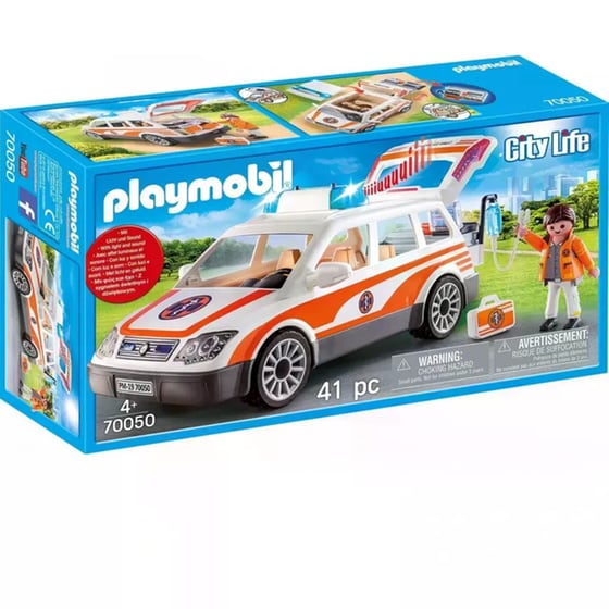 PLAYMOBIL® City Life Όχημα Πρώτων Βοηθειών (70050) image 0