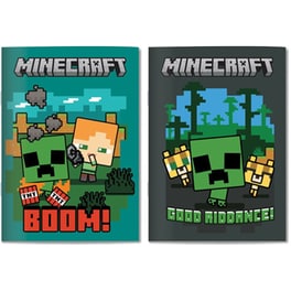 Τετράδιο Καρφίτσα Gim 40Φ. Minecraft Boom