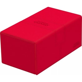 Ultimate Guard Twin Flip`n`tray 200+ Xenoskin Monocolor Red