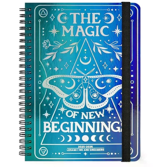 Ημερολόγιο Εβδομαδιαίο Legami 2026 16Μ Large Spiral Moth image 0