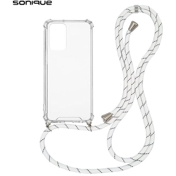Θήκη Xiaomi Mi 11 Lite 4G / 11 Lite 5G / 11 Lite 5G NE - Sonique Armor Clear Με Κορδόνι - Μπορντό image 0