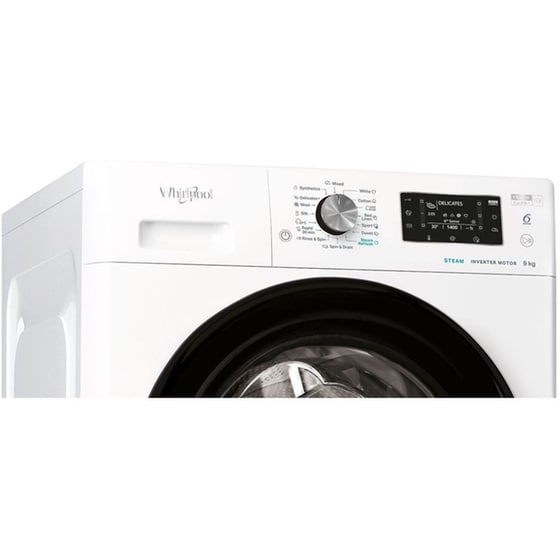 WHIRLPOOL FFD 9479 BV EE 9 kg 1.400 Στροφές Λευκό Πλυντήριο Ρούχων image 5