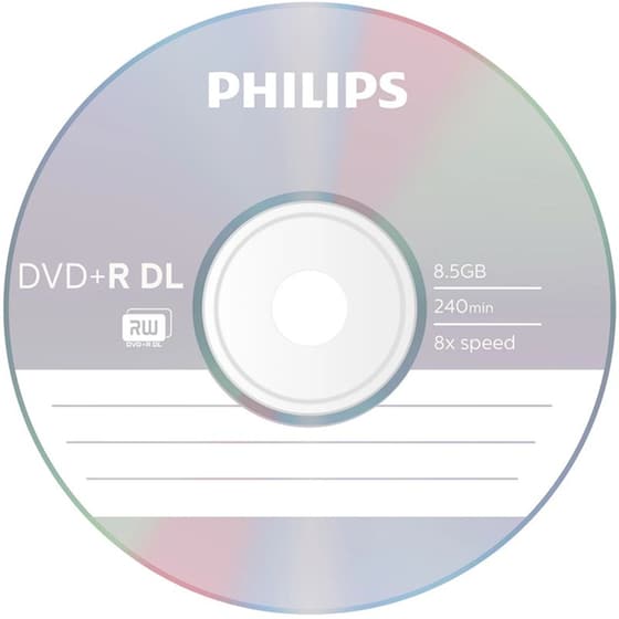 Δίσκοι CD/DVD&nbsp; Philips DVD+R 8.5GB 10 τμχ image 1