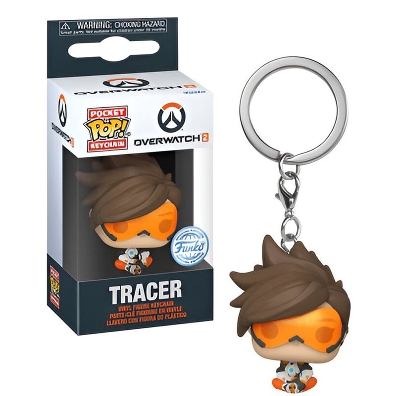 FUNKO Funko Pocket Pop! Μπρελόκ Overwatch 2 - Tracer Φιγούρα (exclusive)