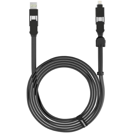 Καλώδιο Φόρτισης Rolling Square inCharge XL 6-in-1 100W 3m - Urban Black image 0