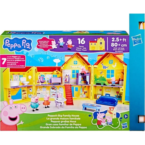 Παιχνιδολαμπάδα Σετ Παιχνιδιού Peppa Pig Peppa's Big Family House (G05085) image 0