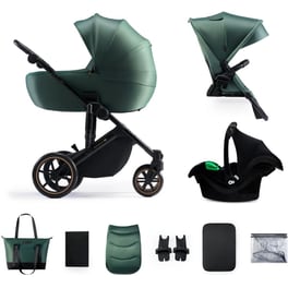 Βρεφικό Καρότσι Trio Set Prime2 3 IN1 Mink Pro Dark Green