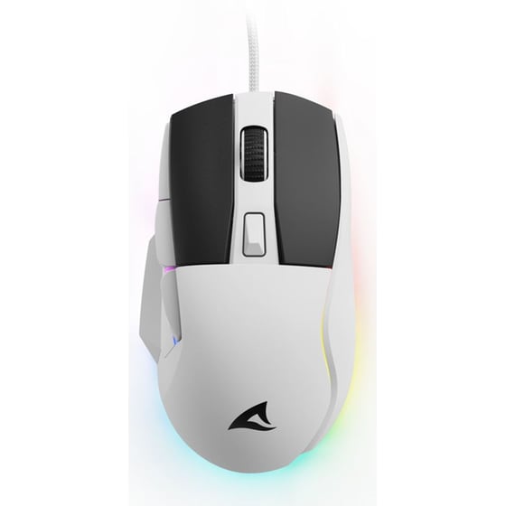 Sharkoon Sgm35 Rgb Gaming Ποντίκι 6400 Dpi Λευκό (sgm35wh) (shrsgm35wh) image 0