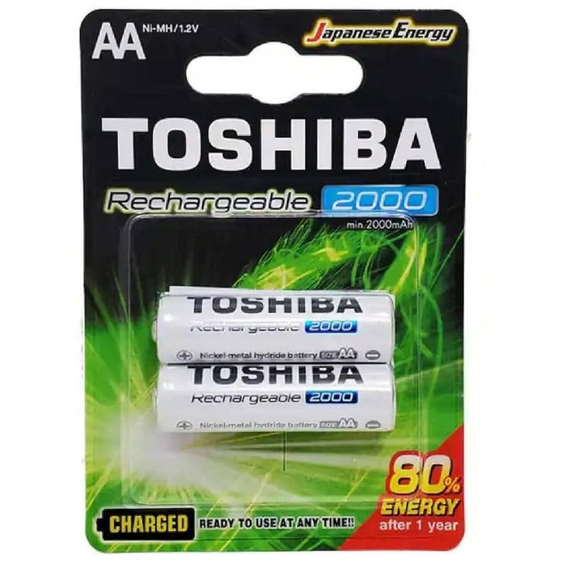 Μπαταρία Επαναφορτιζόμενη Toshiba AA 2000mAh BP2